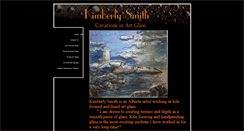 Desktop Screenshot of kimberlysmithartglass.com